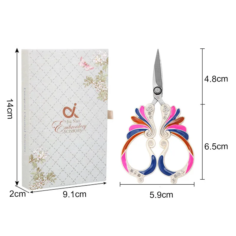 Vintage Tailor Sewing Scissors Craft Embroidery scissors DIY Craft Thread Small Scissor For Sewing And Needlework Cutting Shears