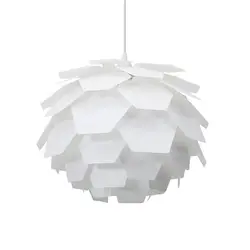 DIY Jigsaw Puzzle Toy Lamp Shade Ceiling Lamp Shade Plastic Self DIY Assembled Puzzle Light Pendant Fixture Home Decoration