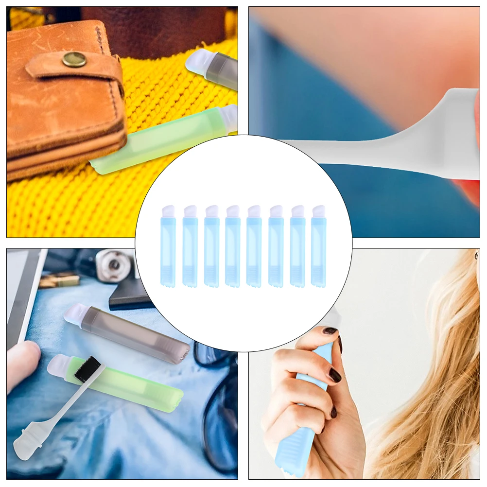 

8Pcs Portable Folding Travel Toothbrush Compact Size with Toothbrush Box for Trip Camping Business Toothbrushes Trip