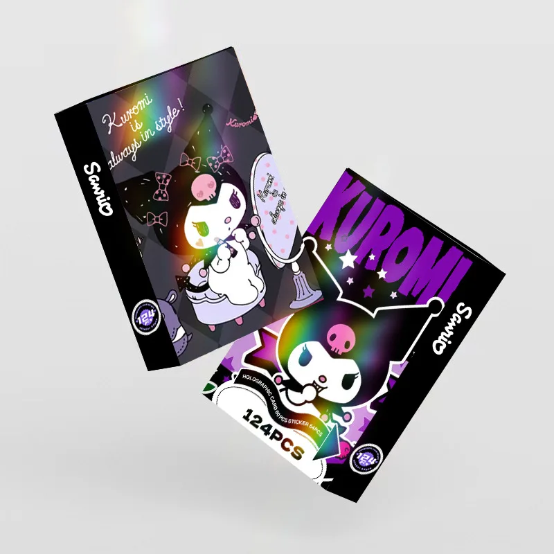 124 قطعة/المجموعة/مجموعة بطاقة سانريو كورومي الجديدة لومو شخصيات كوميدية HD Photocard مجموعة كوسبلاي هدية #6