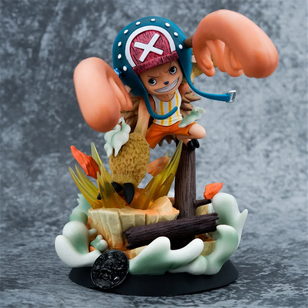 23CM Cartoon Anime Een Stuk Tony Tony Chopper Beeldje PVC Action Figure Game Standbeeld Collectible Model Pop Kinderen speelgoed Geschenken