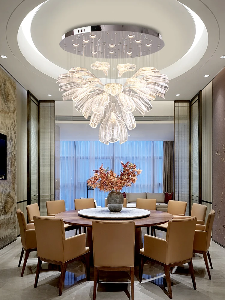

Italy Designer Creative Crystal Glass Pendant Lights Modern Dining Living Room Luxury Chandelier Lighting Bar Villa Hanging Lamp