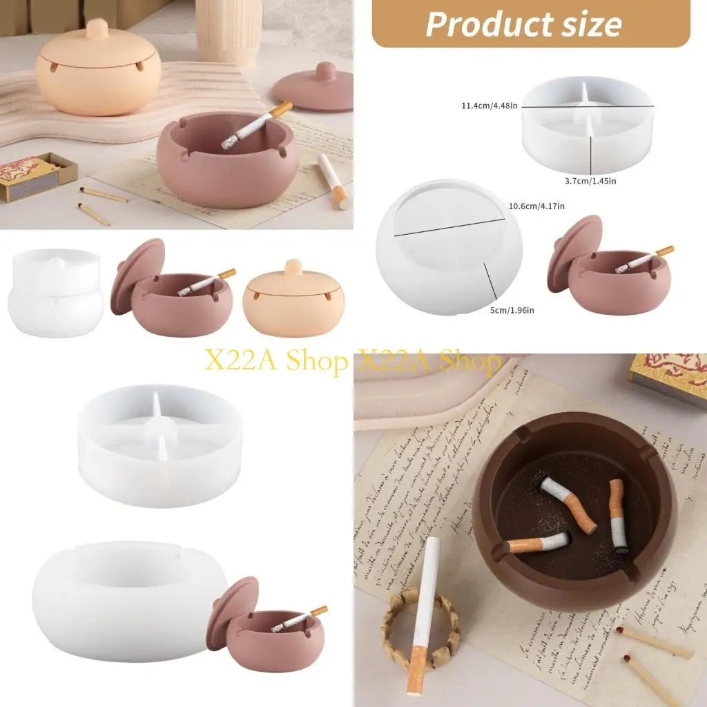 

Unique Creative Large Silicone Ashtray Molds Epoxy Crafting Molds Resin Art Moulds