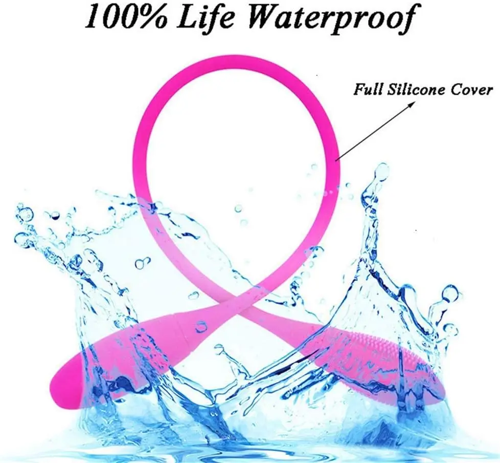 Couple Vibrators Double Dildo With Shock Function Vibrators For Couples Clitoris//Vaginal/G-Spot Stimulator Silicone Couple Vibr