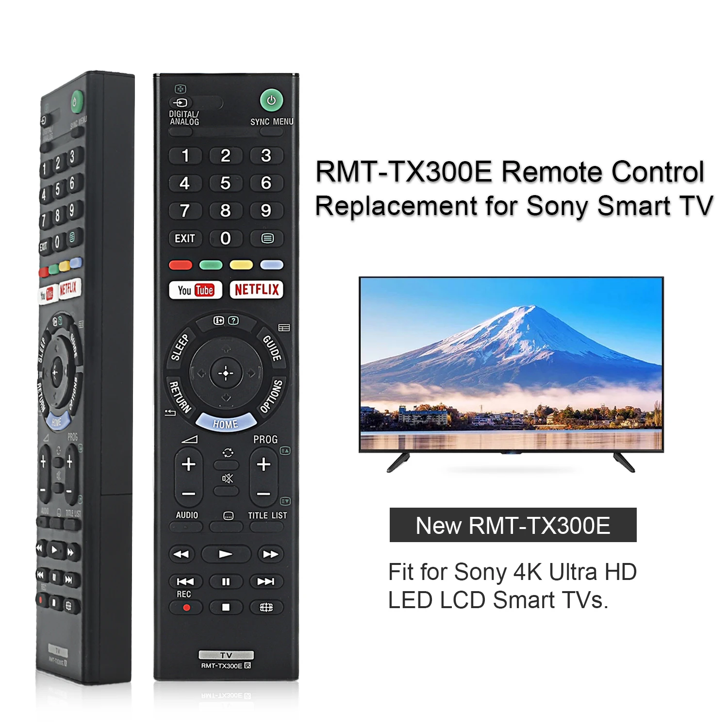 Nowy pilot zdalnego sterowania do Sony Smart TV RMF-TX200P RMF-TX200E RMF-TX310E RMF-TX300A RMF-TX300E kontrolera serii RMF-TX310U