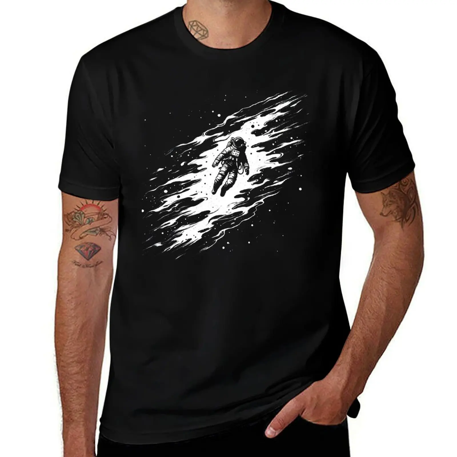 

Unknown Galaxy: Astronaut Lost in Cosmic Space T-Shirt man t shirts graphic T-Shirt