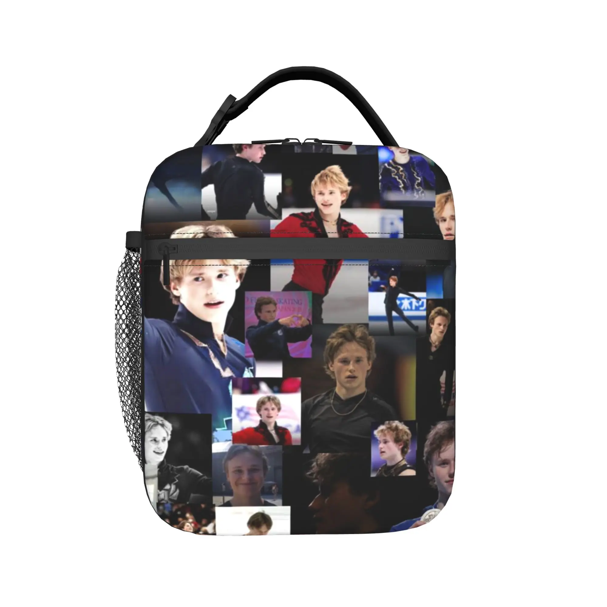 Ilia Malinin Ice Figure Skating Quad Jump Insulated Lunch Tote Bag For Office  Food Container Reusable Cooler Thermal Lunch Box