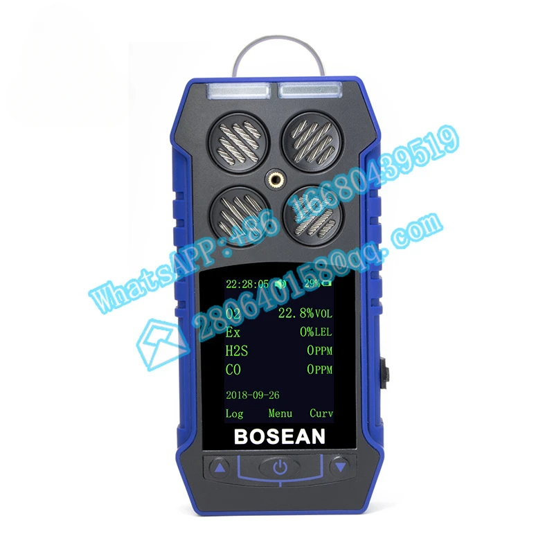 

portable gas detector de combustible hcl leak