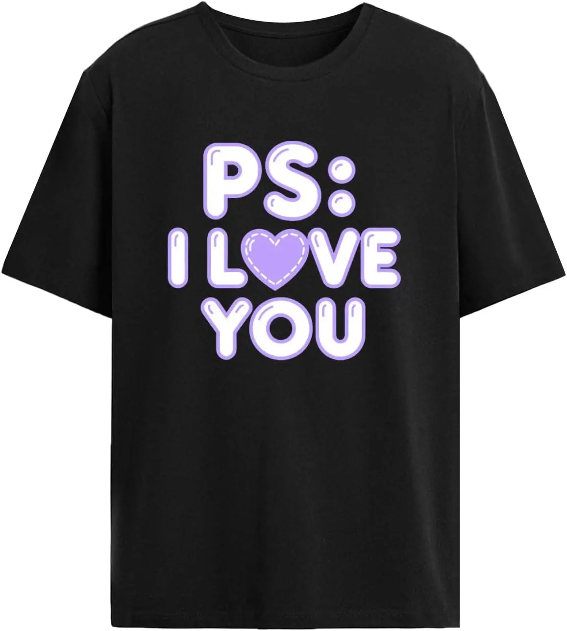 

Футболки с надписью I Love You для женщин, забавные.