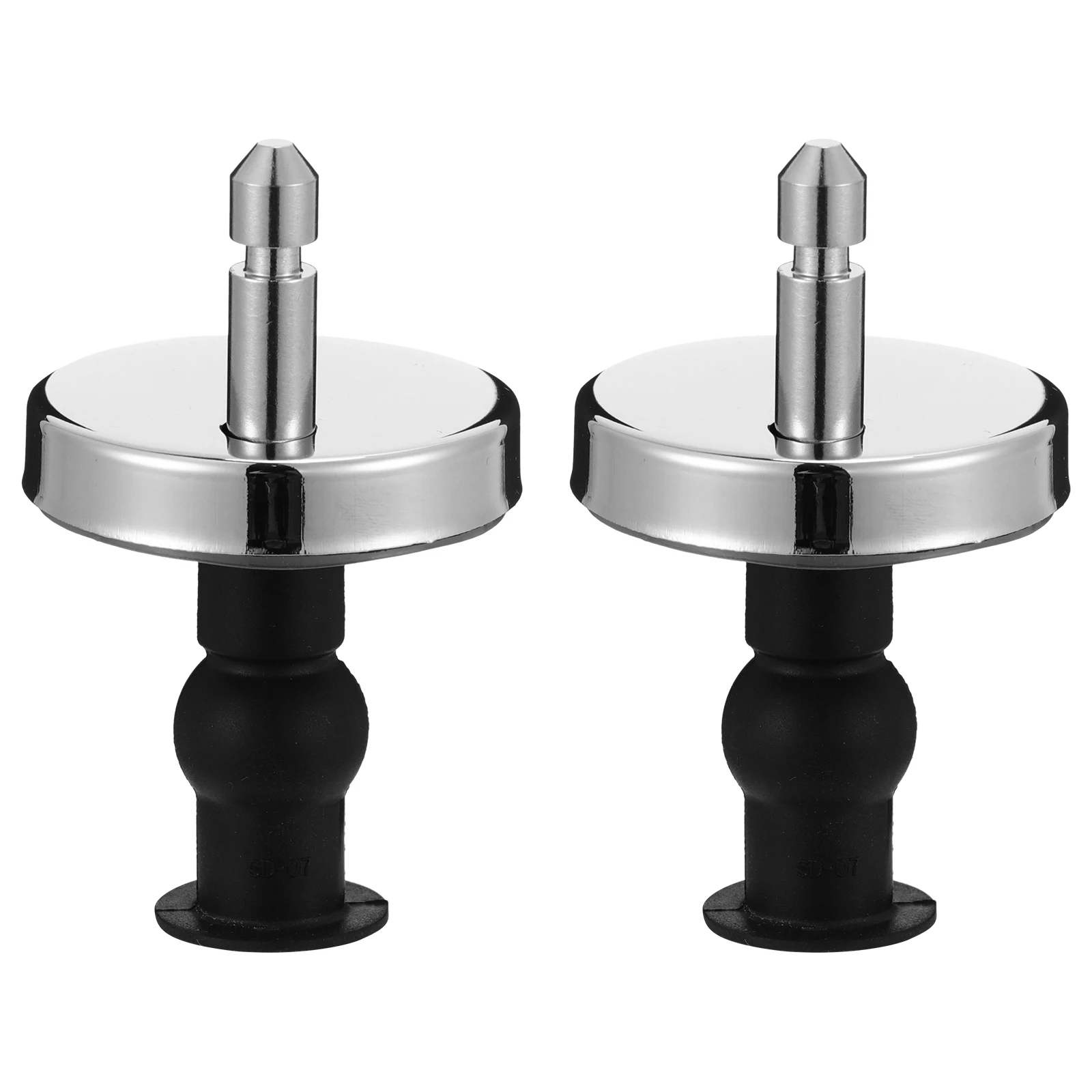 

2 pcs Toilet Seat Hinges Zinc Alloy Quick Release Hardware Set Durable Replacement Lid Bolts St Fixing Fitting Kit Practical