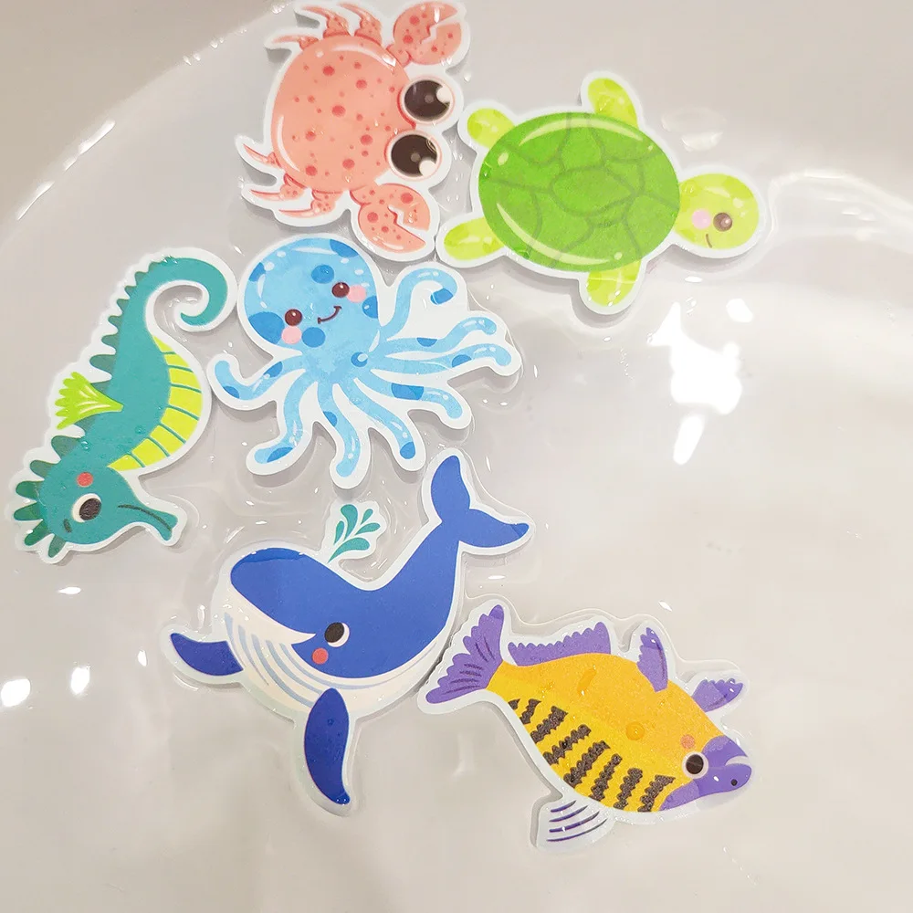 Baby Bath Toy Fun Foam Traffic Animal Cognitive Floating Bathtub Toy Baby Bathroom Toys Games for Babies Boy Gift Water Play Toy