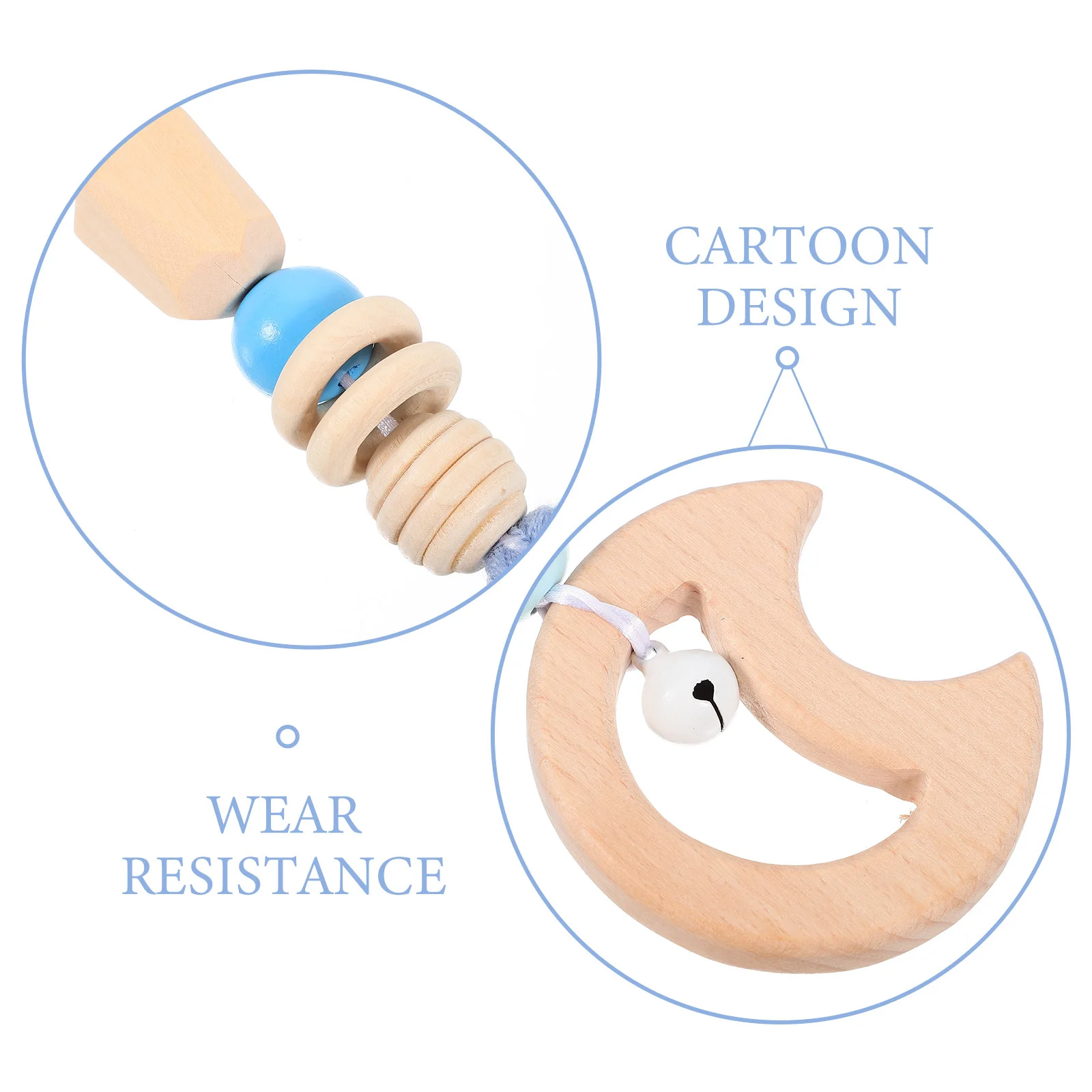 

4 pcs Gyms Activity Babies Wood Play Activity For For Babies Workout Wooden Play Gym