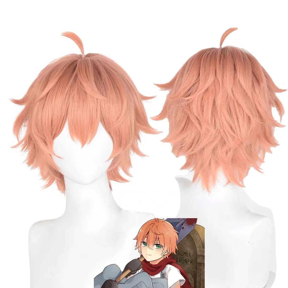 Men Anime Angels of Death Edward Mason Isaac Foster Wig