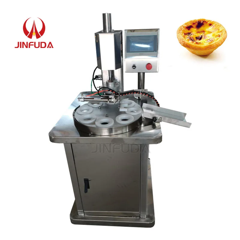 

Full Automatic Commercial Egg Tart Machine Pie Molding Machine Eight Hole Rotation Egg Tart Making Machine Multifunctional