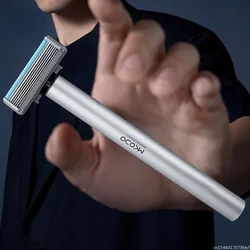 Automatic Integrated Men's Shaver Intelligent Shock Knife Inductive Shaving IPX7 Waterproof Safety Sharp Blade Portable