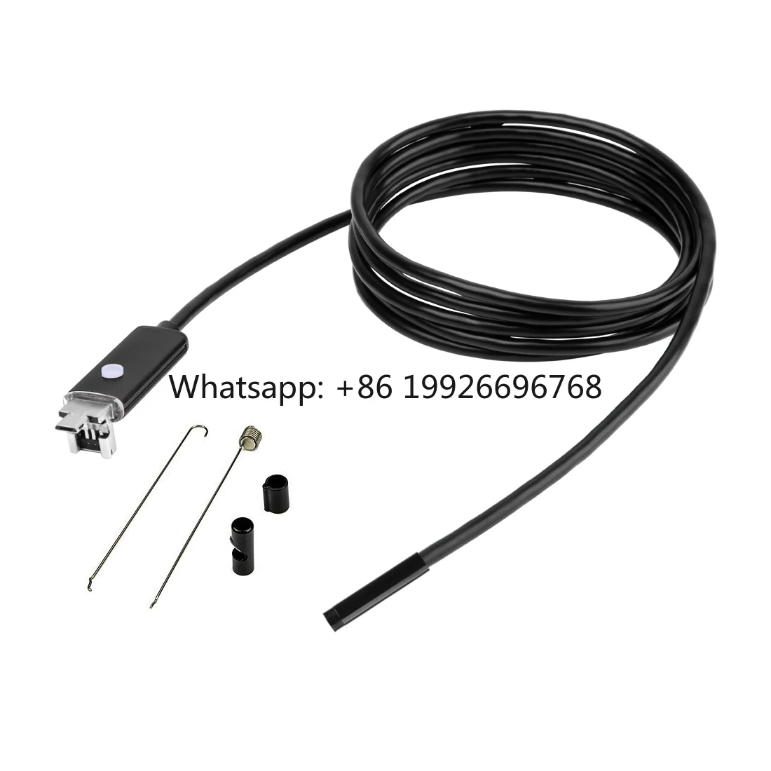 

AN99 2in1 Borescope 5m Hard Cable 7mm/5.5mm Micro USB Connector Industrial Inspection Camera Flexible Usb Endoscope for Android