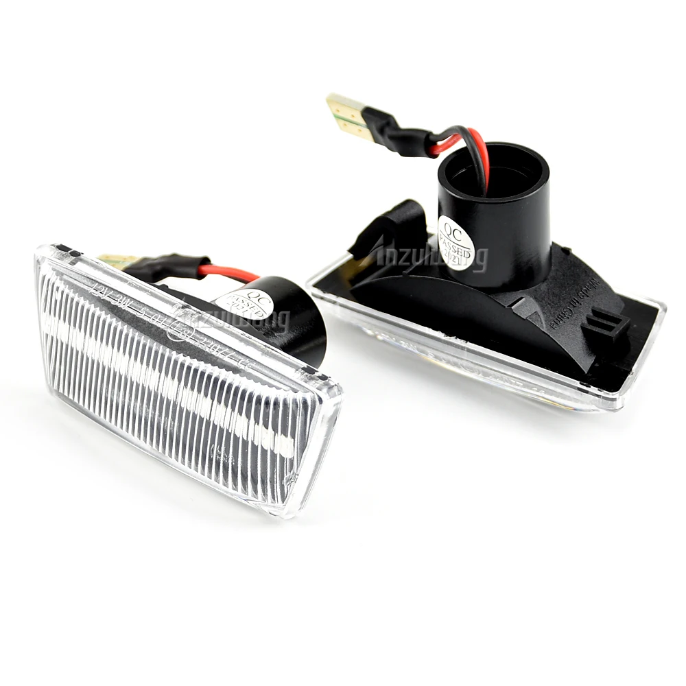 2pcs For Opel Insignia Astra H Zafira B Corsa D For Chevrolet Cruze Dynamic LED Car Side Marker Lights Repeater Signal Lights