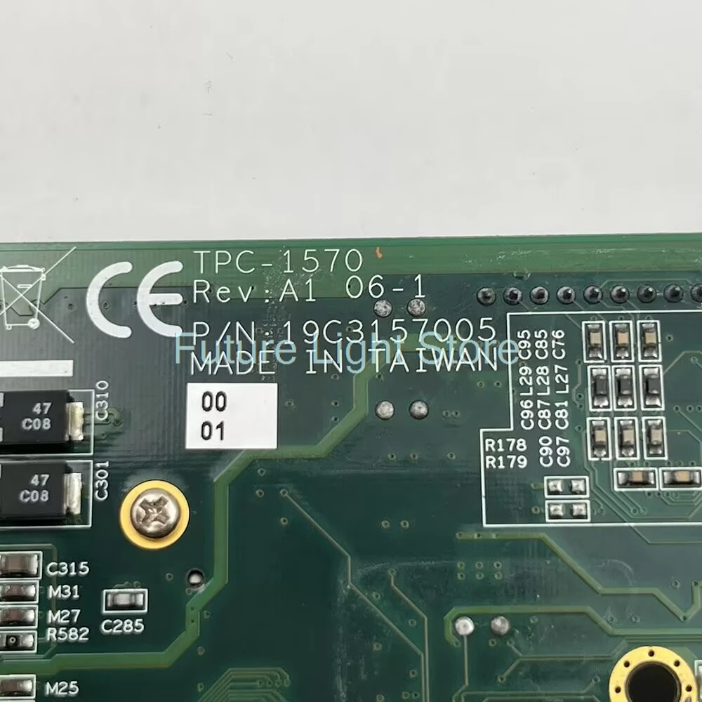 

Промышленная материнская плата для разборки, P/N: 19C3157005 TPC-1570 Rev: A1, сенсорная интегрированная основная плата для сенсорных устройств