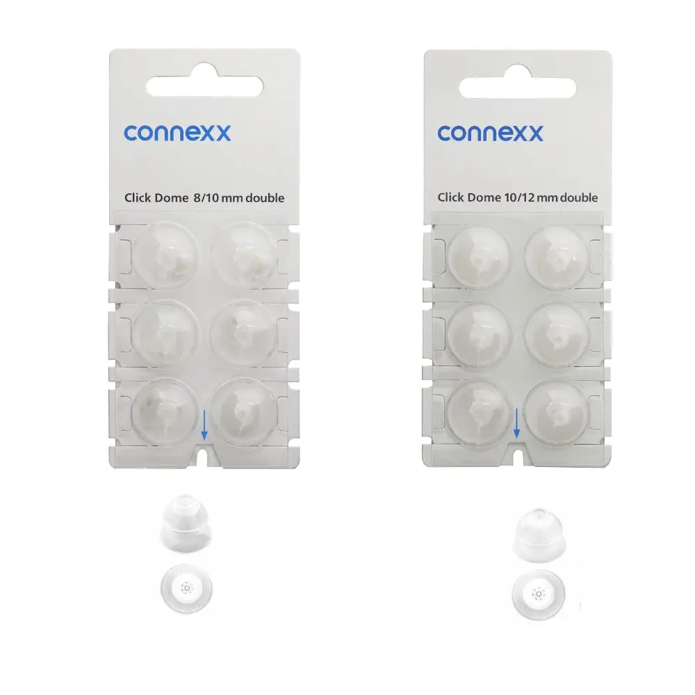 Original Silicone Ear domesSignia Click Connexx Sleeve ,for Siemens Signia Rexton CIC ITC and RIC Model Hering Aids