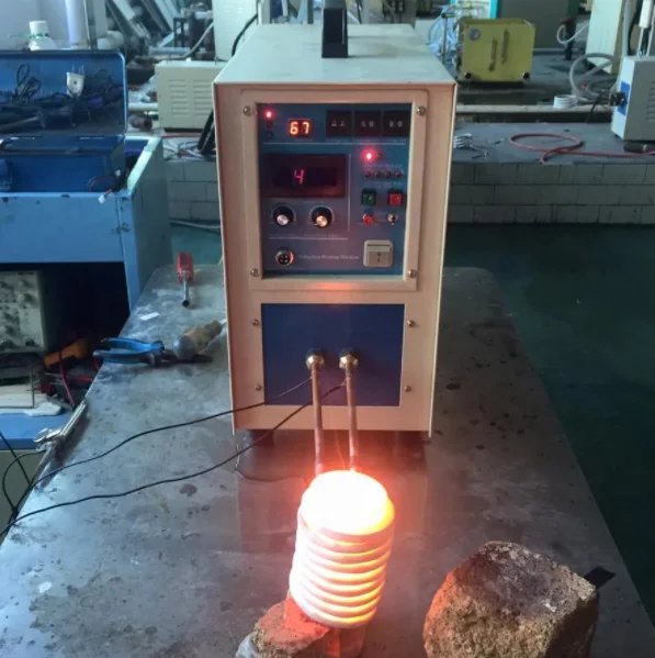 Electromagnetic Induction Heating Furnace Machine Digital Metal Welding Equipment for Manufacturing Plant for School Use