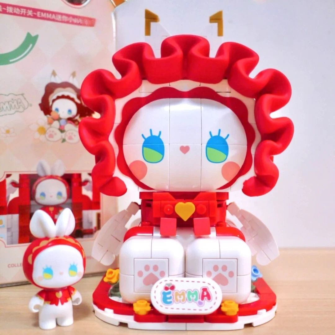 Klocki Konstrukcyjne EMMA Sekretny Las Seria - Dom z Marzeń z Bogaliny Zestaw Figurki Akcji Dekoracja DIY Do Prezentowania Dziewczynom