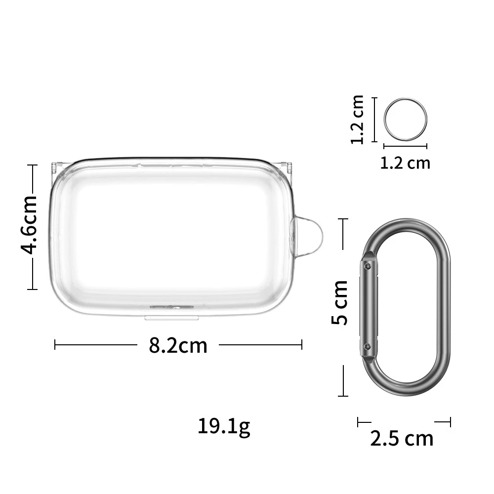 PC Case Cover Protective Shockproof Protector Transparent Anti-Scratch Shell for Sennheiser Momentum True Wireles/4 Smart