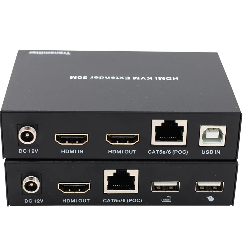 

HDMI/USB KVM Extender 50m Over a Single Cat5e/6 Cable with zero Latency