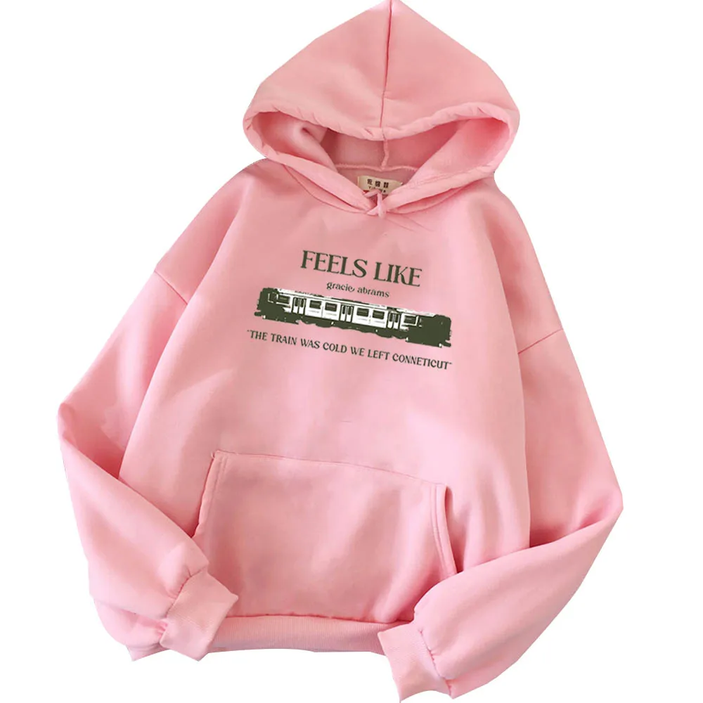 Gracie Abrams Hoodie Feels Like Music Hoodie Gracie Abrams Fan Gift Harajuku Pullover Tops Sweatshirt