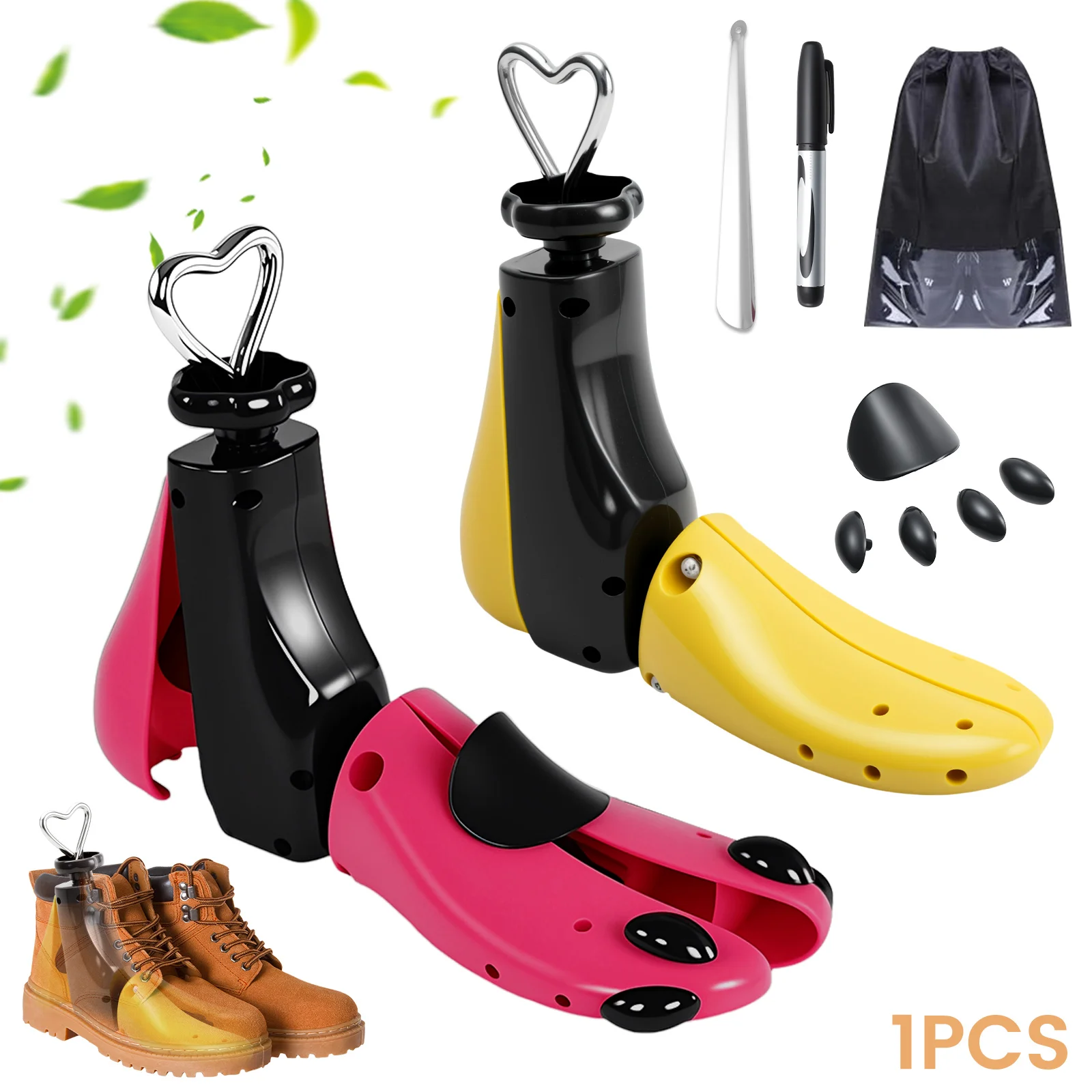 

Practical Shoe Tree Adjustable Boot Stretcher Sneaker Shoe Widener Heels Shoes Tree Support Shoe Stretcher for Men Woman