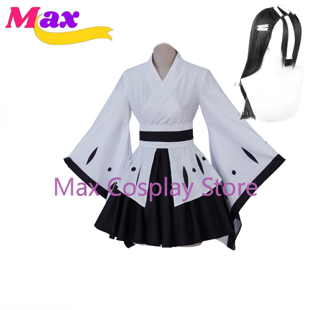 Max Cos Thousand Year Blood War Cosplay Arc Kuchiki Byakuya Costume Female Lolita Dress Kimono Outfits Halloween Carnival