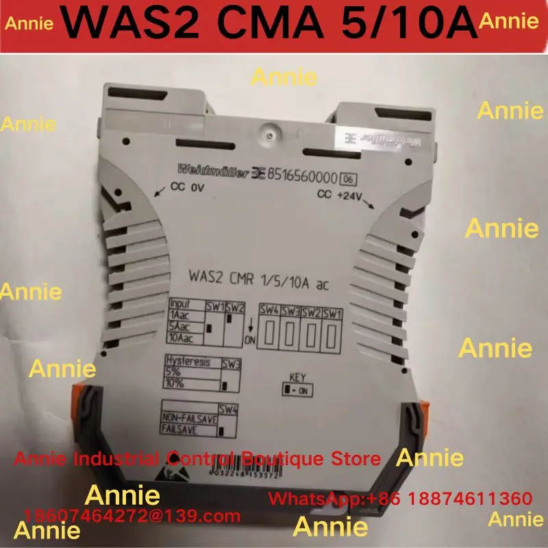

совершенно новый. Высокоточный изолятор тока WAS2 CMA 5/10A 8526610000 0-5А/0-10А, оригинал