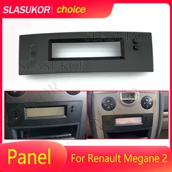 Panel de marco de pantalla inferior para coche, reproductor de Radio, marco de Audio, Kit de montaje para salpicadero, Renault Megane 2, 2002-2009, venta al por mayor