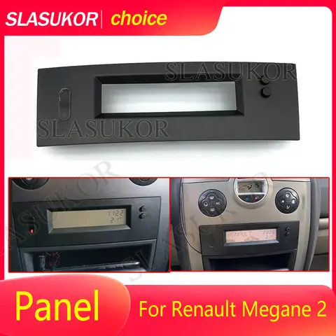 Renault Megane 2 2002-2009 하단 스크린 프레임 패널 자동차 라디오 패널 플레이어 오디오 프레임 대시 보드 마운트 키트 도매