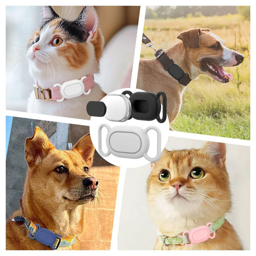 

For Xiaomi Tags Anti-Lost Silicone Pet Collar Holder Collar Tracking Protector Waterproof Protective Shell For Pet Locator