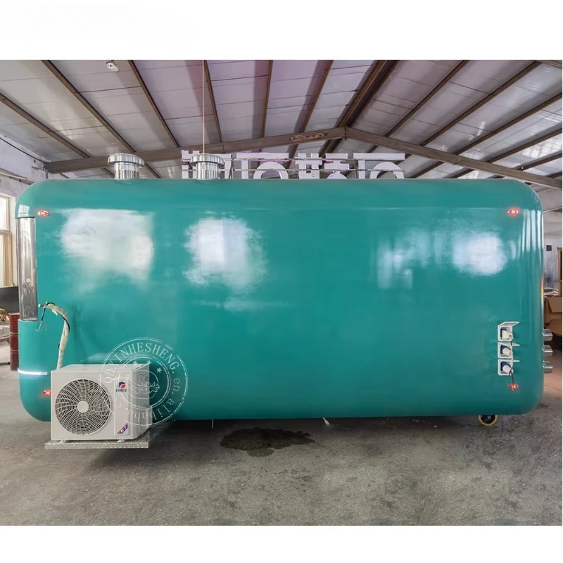 عربة طعام القهوة المدمجة المخصصة، حل عمل مصمم، مشروبات الوجبات السريعة، مقطورة الآيس كريم، المطبخ المحمول #3