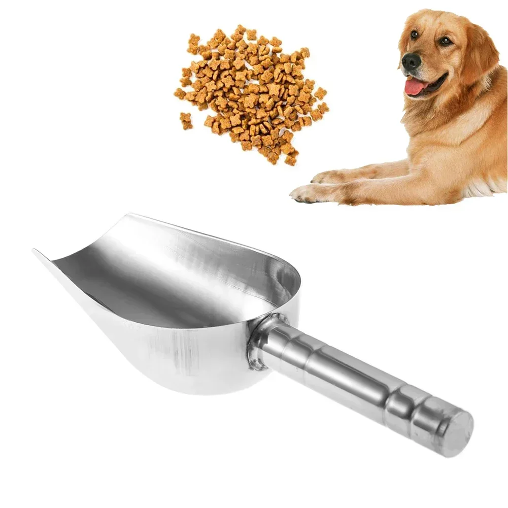 

Cat Dog Food Shovel Multifunctional Puppy Food Serving Shovel Stainless Steel Lightweight Durable Tool Pets Feeding Supplies Dog