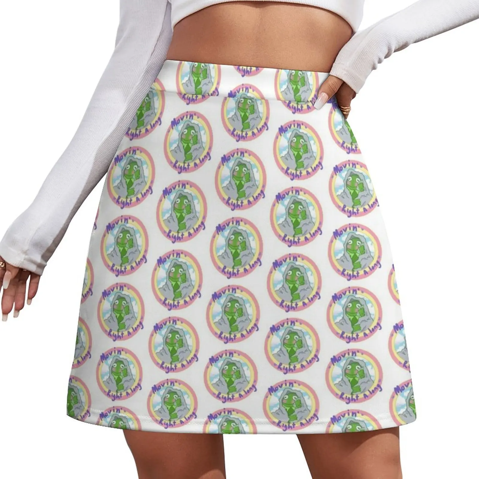 

It's not easy being green Mini Skirt Women clothing japanese kawaii clothes Womens dresses midi skirt for women