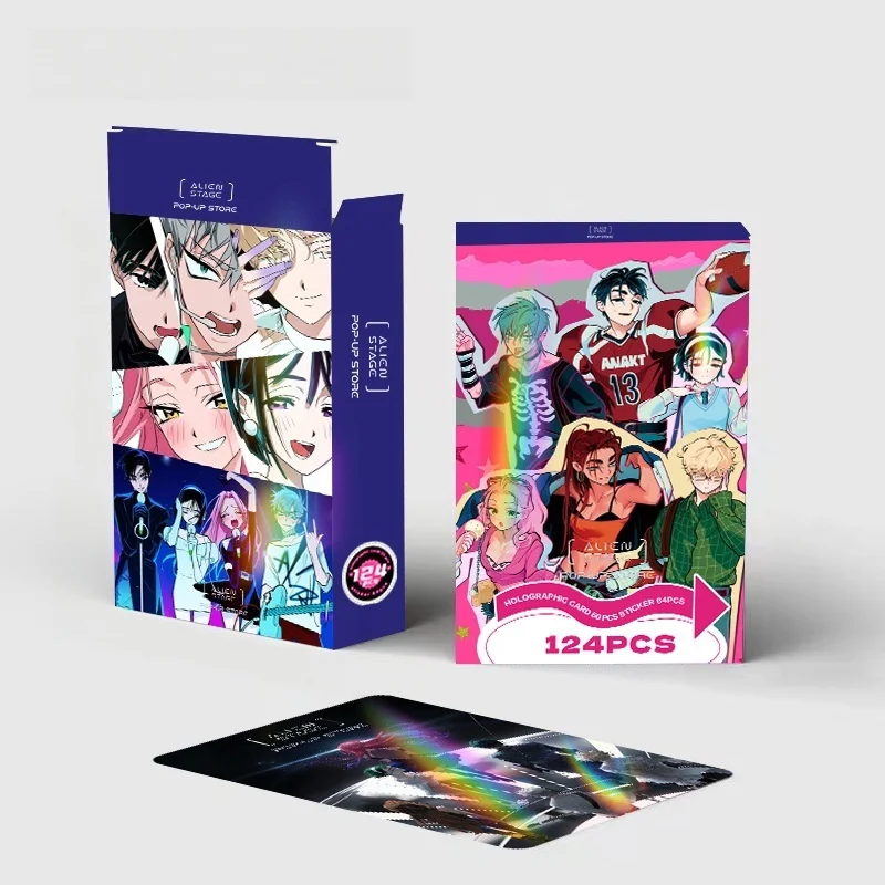 92/124PCS Animation Cards Shaped Stage Double-sided High-definition Color Printing LOMO Card Sticker Collection Card Gifts