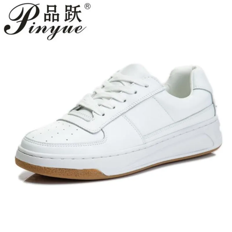 

Genuine Leather Women Autumn Sneakers Summer Casual Little White Shoes Ladies Thick Soled Vulcanized Shoe Court Sneaker