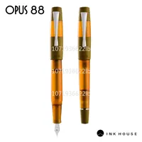 Luxury OPUS 88 KOLORO Color Series Ebonite Fountain Pen JOWO Nib Drop-in Ink Pen Calligraphy Writing Gift Students Suppiers