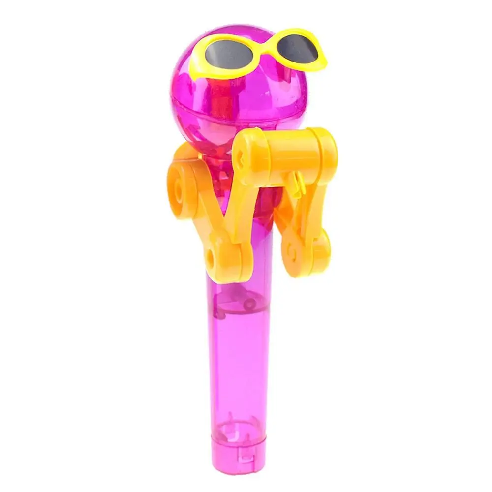 Decompression Robot Candy Dustproof Storage Novelty Robot Shape Lollipop Candy Storage Personality Kids Toy Lollipop Holder