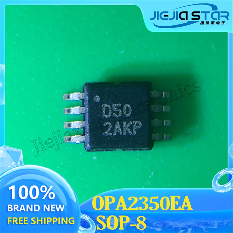 OPA2350EA OPA2350, Part Mark D50, D5D MSOP8, Operational Amplifier, New, Original Electronics