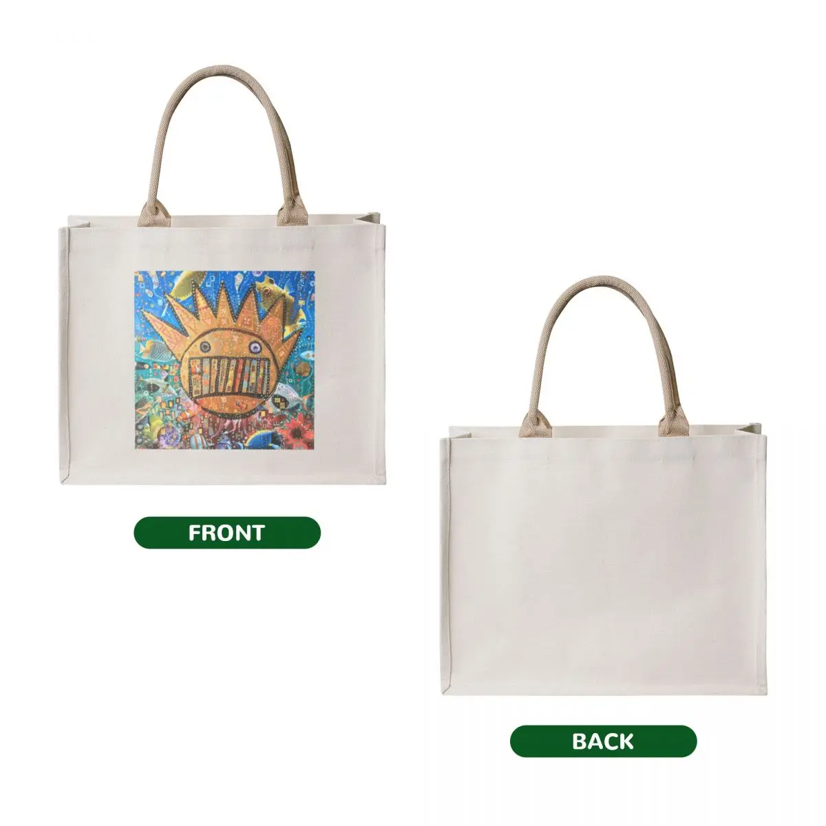 BOOGNISH ART - WEEN Tote Bag personalized tote bag hand bag Canvas