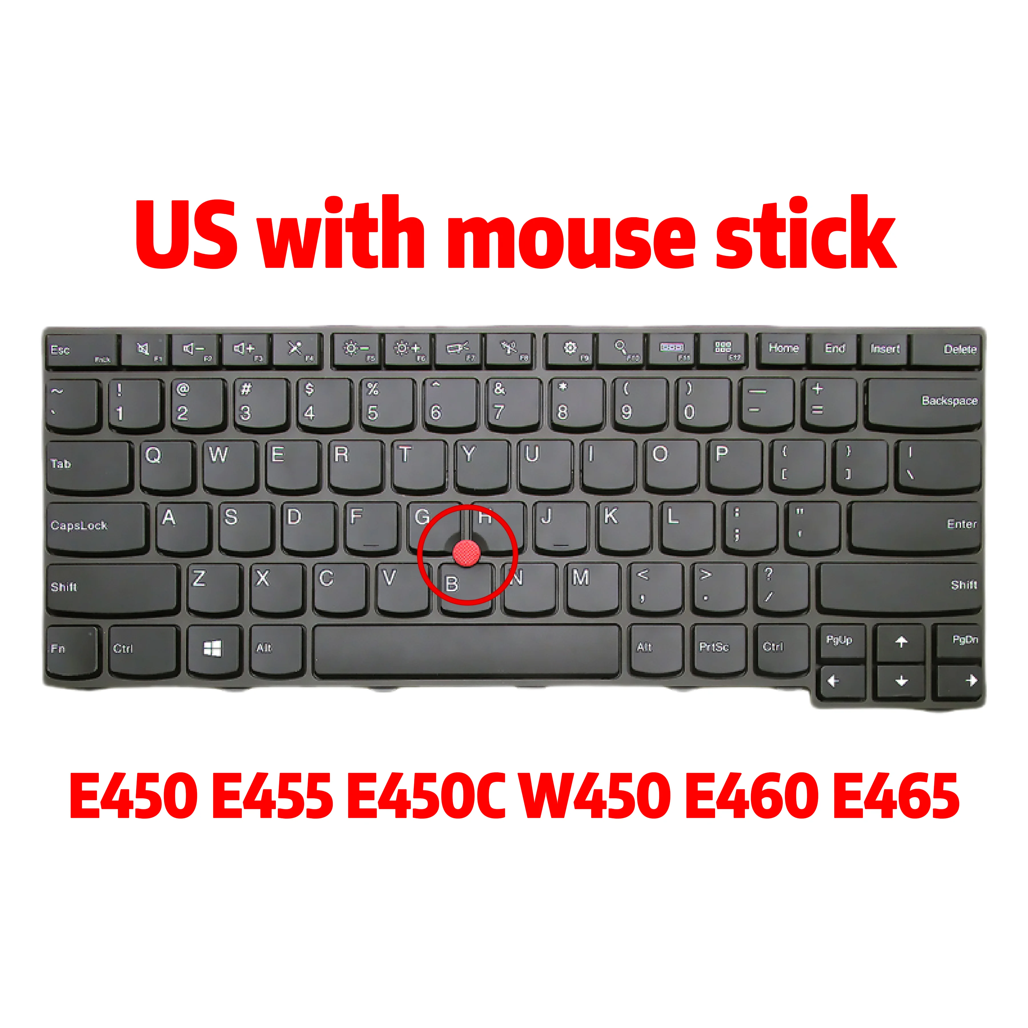 For IBM Lenovo Laptop Repair Keyboard E450 E455 E450C W450 E460 E465 Keyboard E475 E470 E470C