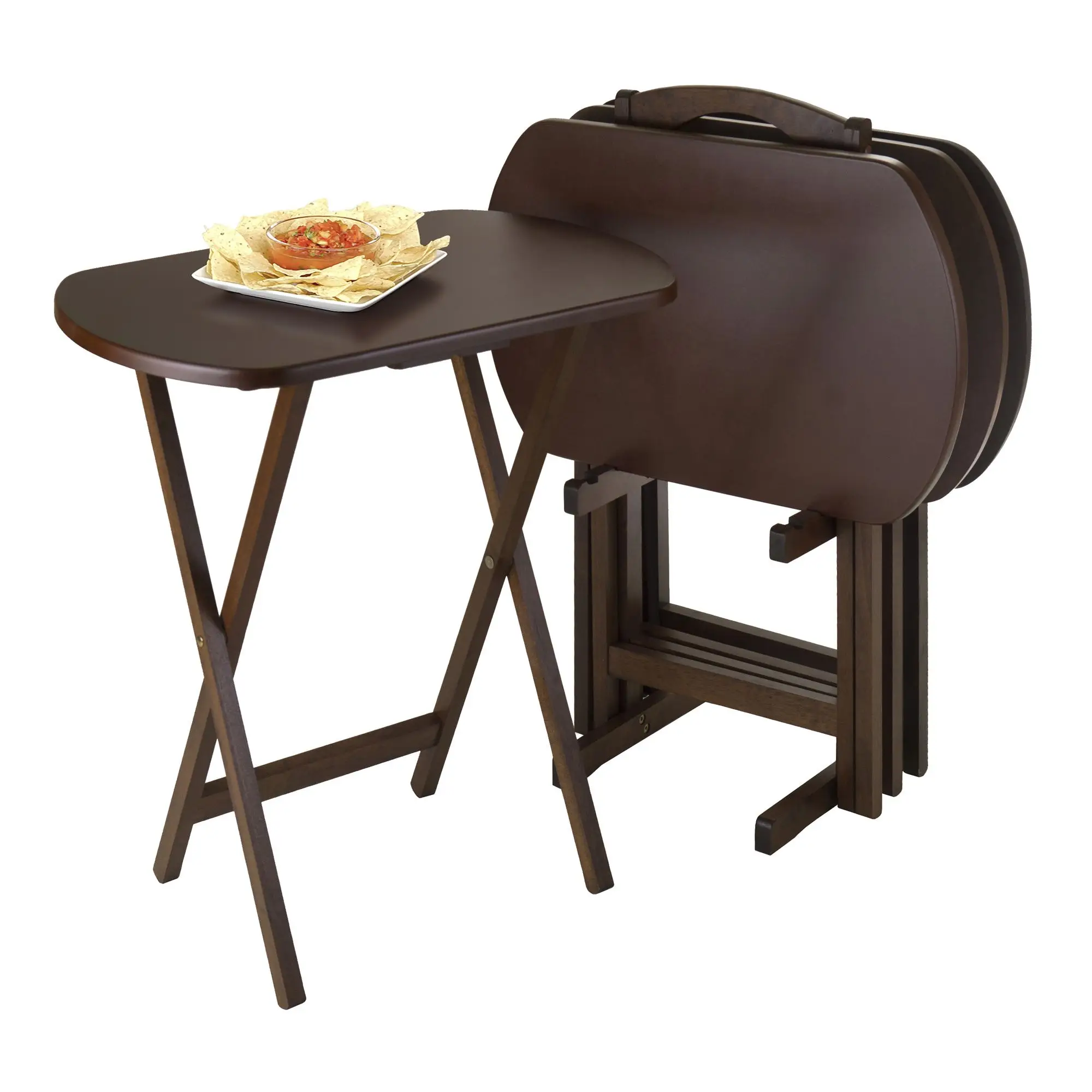 Corbett 5-Piece Oversize Oblong Snack Table Set For Living Room Furniture