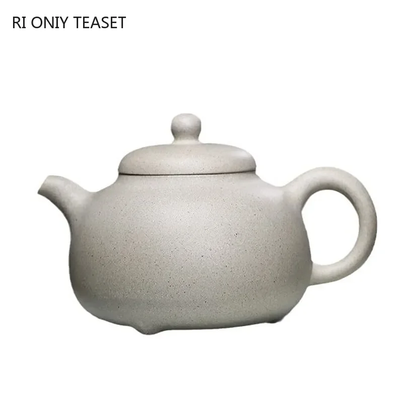 

270ml Yixing Purple Clay Teapots Master Handmade Tea Pot Raw Ore White Section Mud Beauty Kettle Chinese Zisha Tea Set Gifts