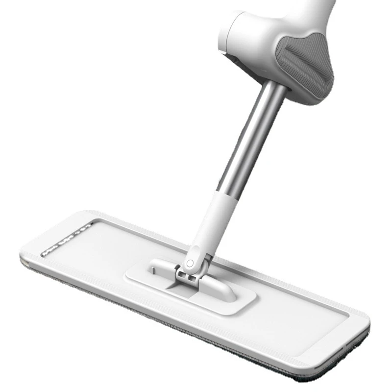 Mops Floor Cleaning 360 Square Spin Hand-Free Flat Floor With Folding Bucket 38cm Large Size Mop Brooms Utensils House Tools