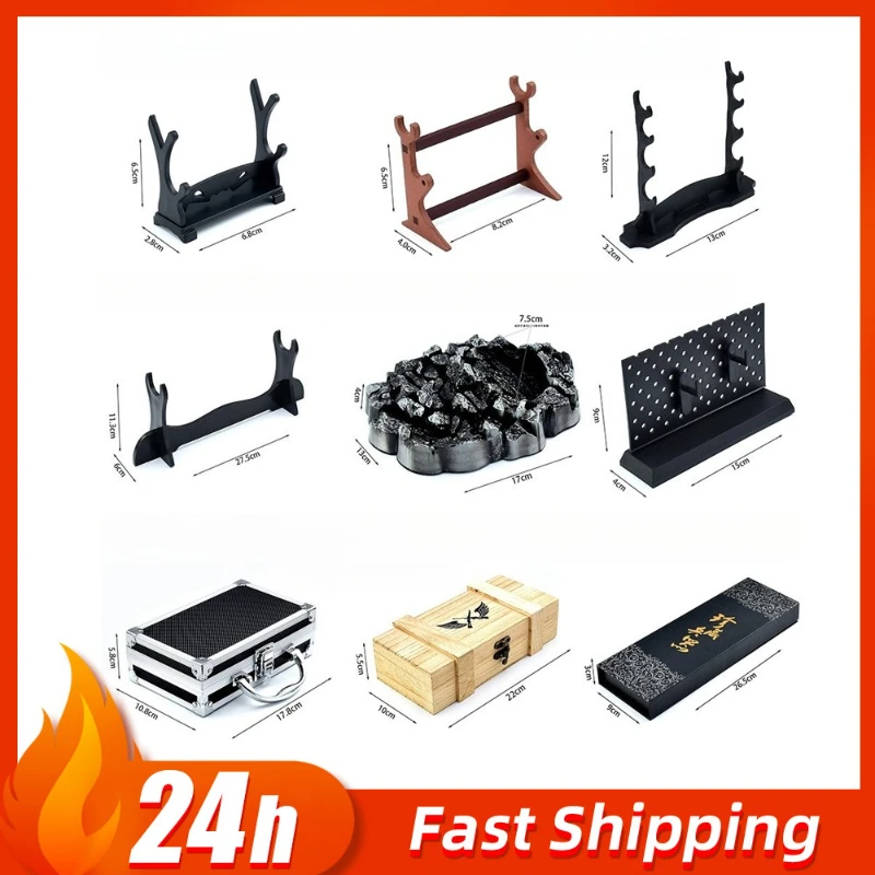 Anime Game Peripherals Knife Sword Racks Various Sizes Accessories Plastic Multi Layer Stereoscopic Weapons Storage Boxs Display