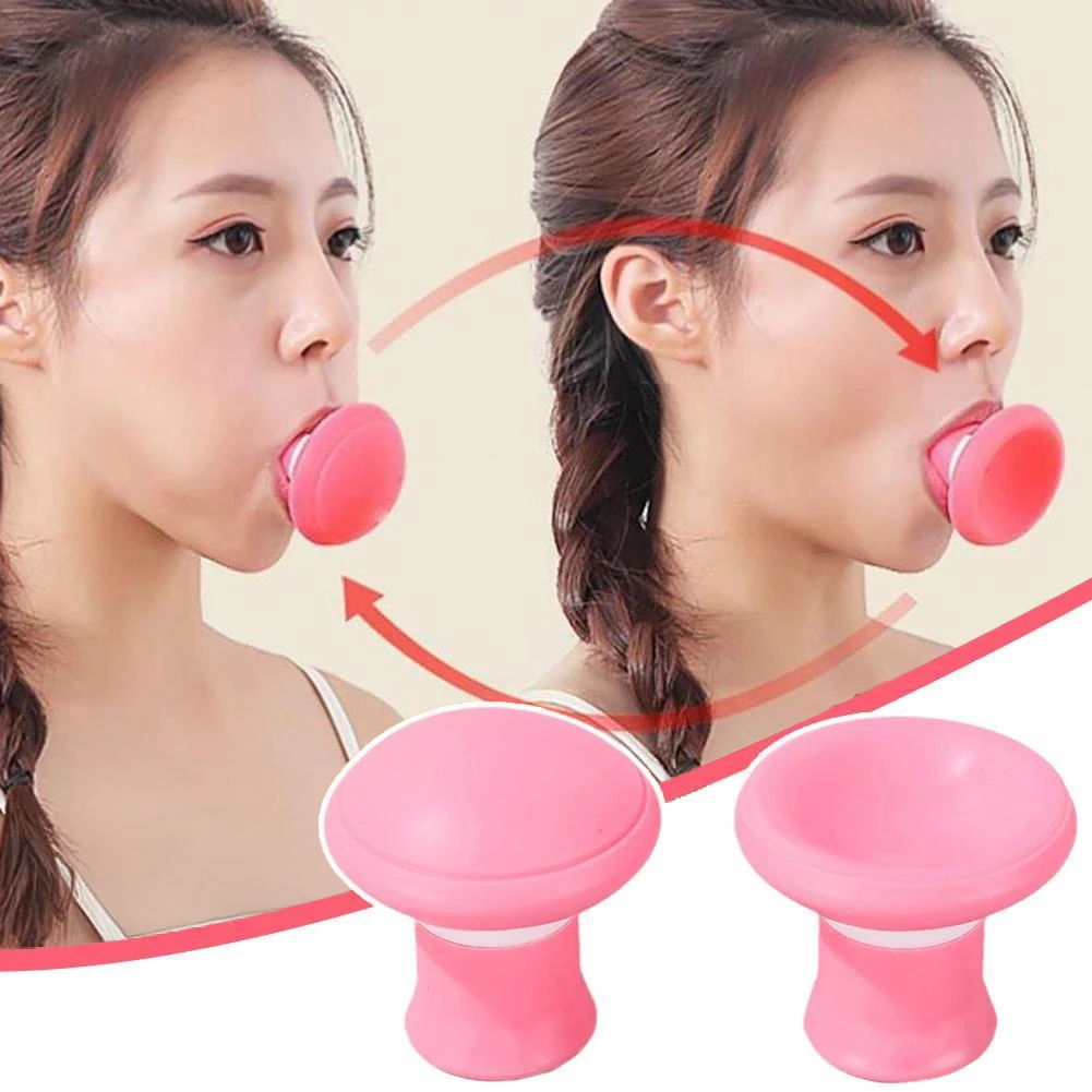 Gesichts Yoga Jawline Exerciser Silikon V-Linie Abnehmen Kinn Gestaltung Werkzeug Gesicht Muskel Trainer Mund Schlag Atem Exerciser
