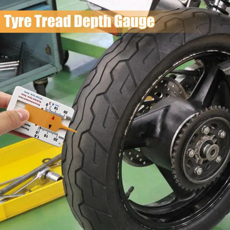 

0-20mm Auto Car Tyre Tread Depthometer Depth Indicator Gauge Gage Motorcycle Trailer Van Wheel Measure Tool Measrement tools